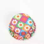 Форма для выпечки и упаковки конфет бумажная UPAK LAND «Ромашки», 3.5×2 см, одноразовая, разноцветная - Фото 4