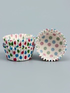 Форма для выпечки кексов бумажная UPAK LAND «Горох», 3.5×2 см, одноразовая, разноцветная - Фото 3