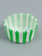 Форма для выпечки и упаковки конфет бумажная UPAK LAND «Калейдоскоп», 3.5×2 см, одноразовая, зелёная - Фото 3