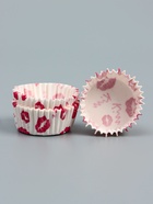 Форма для выпечки и упаковки конфет бумажная UPAK LAND «Поцелуи», 3.5×2 см, одноразовая, белая - Фото 4