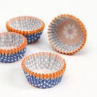 Форма для выпечки и упаковки конфет бумажная UPAK LAND «Цветок», 3.5×2 см, одноразовая, синяя - Фото 6