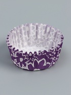 Форма для выпечки кексов бумажная UPAK LAND «Цветочки», 3.5×2 см, одноразовая, фиолетовая - Фото 3