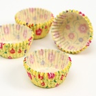 Форма для выпечки и упаковки конфет бумажная UPAK LAND «Цветы», 3.5×2 см, одноразовая, жёлтая - Фото 6