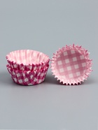 Форма для выпечки и упаковки конфет бумажная UPAK LAND «Клетка», 3.5×2 см, одноразовая, розовая - Фото 2