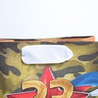 Пакет подарочный крафтовый, упаковка, «Красная звезда», 12 х 15 х 5,5 см - Фото 3