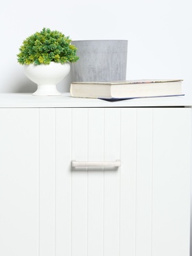 Ручка скоба CAPPIO, алюминий, м/о 96 мм, цвет серебро