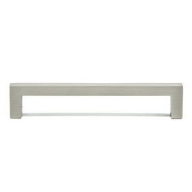 Ручка-скоба CAPPIO SQUARE RSC008, нержавеющая сталь, м/о 128 мм, цвет серебро 7090573