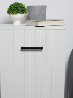 Ручка скоба CAPPIO, нержавеющая сталь, м/о 128 мм, цвет черный