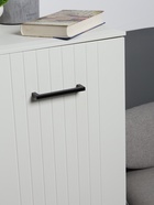 Ручка-скоба CAPPIO SQUARE RSC008, нержавеющая сталь, м/о 128 мм, цвет черный - Фото 3