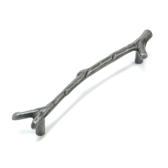 Ручка-скоба CAPPIO RSC009 «Ветка», м/о 128 мм, цвет старинное серебро