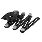 Складная линейка ТУНДРА, для позиционирования отверстий при сверлении, 6 углов, 25-45-60 - Фото 4