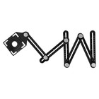 Складная линейка ТУНДРА, для позиционирования отверстий при сверлении, 6 углов, 25-45-60 - Фото 11