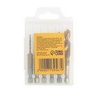 Набор сверл-метчиков ТУНДРА, TiN, шестигранный хвостовик, М3 - М10, 65 - 72 мм, 6 шт. - Фото 3