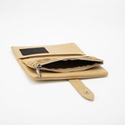 Кошелёк женский на кнопке, цвет горчичный 7522528