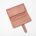 Кошелёк женский на кнопке, цвет розовый - фото 45923102
