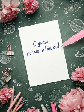 Ручка-прикол Calligrata «Космонавт», синий стержень, гелевая, МИКС (комплект 12 шт)