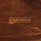 Ящик для вина Adelica «Тоскана», 33,5×10×10,2 см, цвет тёмный шоколад - фото 8142589