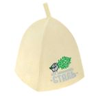 Шапка банная с вышивкой "Как закалялась сталь" - Фото 1