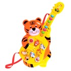 Музыкальная игрушка гитара «Тигрёнок», звуковые эффекты - фото 6505821