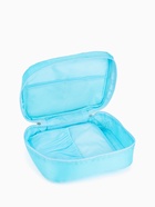 Косметичка - органайзер дорожная на молнии, с карманами, голубая - Фото 3