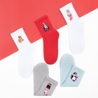 Набор новогодних женских носков "Котики" р. 36-39 (23-25 см), 5 пар - Фото 2