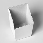 Коробка для картофеля фри "Стакан", белая, 200 г - Фото 2