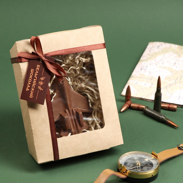 Шоколадная фигурка «Самолёт», 55 г - Фото 1