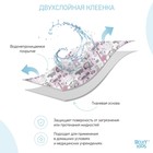 Клеёнка - наматрасник 70х100 см, с резинками-держателями, цвет серо-розовый - Фото 2
