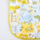 Клеёнка - наматрасник 70х100 см., с резинками-держателями, цвет желто-синий - фото 21422386