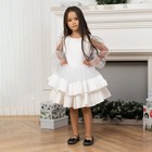 Платье нарядное детское KAFTAN, рост 98-104 см (30), белый - Фото 11