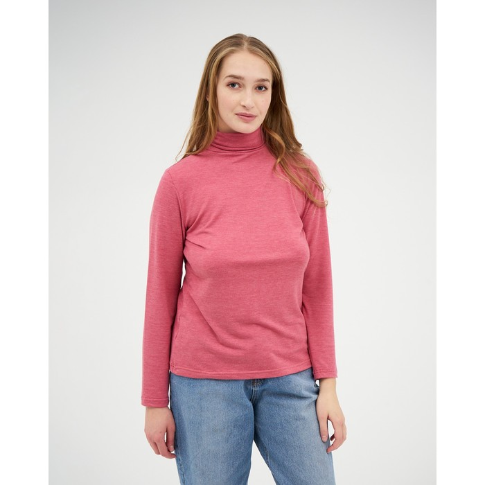 Водолазка женская, цвет коралл, размер 46 51962