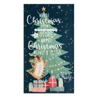 Набор в мешочке "Christmas" полотенце 40х73см, формочки для запекания 3 шт - Фото 3