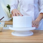 Фальш ярус для торта круглый, d=16 см, h=10 см, пенопласт, белый - Фото 5