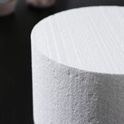 Фальш ярус для торта круглый, d=18 см, h=10 см, пенопласт, белый - Фото 2