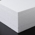 Фальшярус для торта квадратный, 18×18 см, h=10 см, цвет белый - фото 9922159