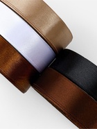 Атласная лента, набор 5 шт. «Уютный», 20 мм, 23±1 м - Фото 3