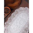 Салфетки сервировочные на стол Доляна «Подсолнухи», 46×30 см, 4 шт., ПВХ, цвет серебряный - Фото 3