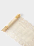 Дорожка сервировочная на стол «Букет», ажурная, 84×40 см, ПВХ, золотая - фото 61881159