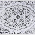 Салфетка ажурная для стола «Восток», 84×40 см, ПВХ, цвет серебряный - фото 4339359
