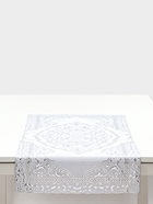 Дорожка на стол «Восток», ажурная, 84×40 см, ПВХ, серебряная - Фото 6