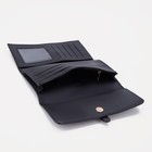 Кошелёк на магните, цвет чёрный - Фото 4