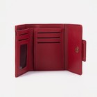 Кошелёк на магните, цвет бордовый - Фото 3