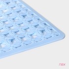 Коврик противоскользящий в ванну Доляна «Клеточка», на присосках, 50×50 см, МИКС - Фото 2