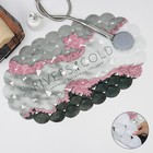 Коврик противоскользящий в ванну на присосках Доляна «Срез», 37×67 см - Фото 1