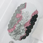 Коврик противоскользящий в ванну на присосках Доляна «Срез», 37×67 см - Фото 2