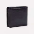 Портмоне без застёжки, цвет чёрный - фото 24439823