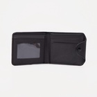 Портмоне мужское на кнопке, чёрное - Фото 2