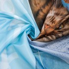 Штора для ванны Доляна «Кто там?», с люверсами, 180×180 см, полиэстер - фото 24662250