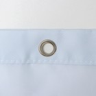 Штора для ванной Доляна «Секрет» с люверсами, 180×180 см - Фото 3