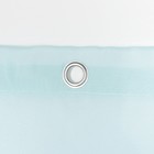 Штора для ванны Доляна WAVE, с люверсами, 180×180 см, полиэстер - Фото 3